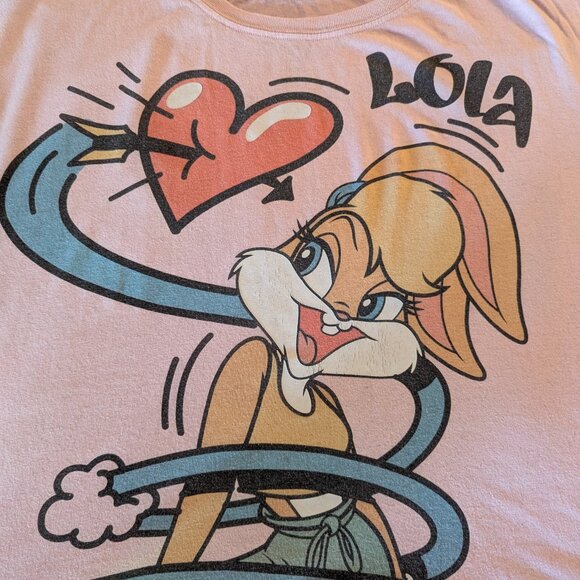 "Looney Tunes" Lola Bunny Graphic T-Shirt (XL) - Picture 2 of 4